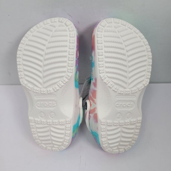 Crocs Classic Tie-Dye Women's Graphic Clogs US Size 6 NWT - Picture 7 of 8